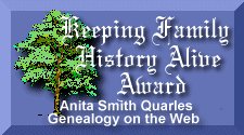 Keeping Family History Alive Award